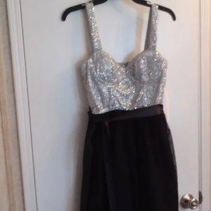 Love Reign As U Wish Sequin Black Cocktail Dress
